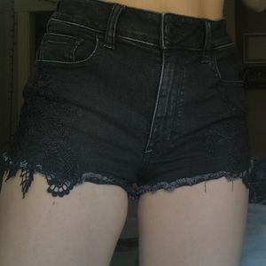 Super Stretchy American Eagle Black Shorts